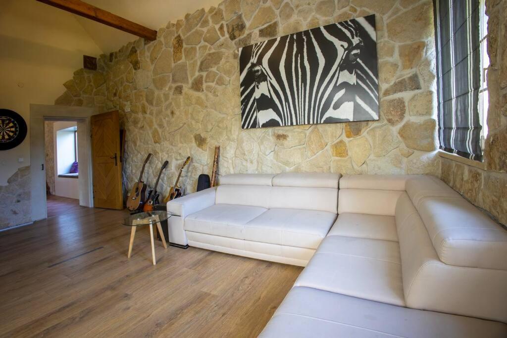 7 Bedroom Secluded Villa Close To Prague ริชานี ภายนอก รูปภาพ