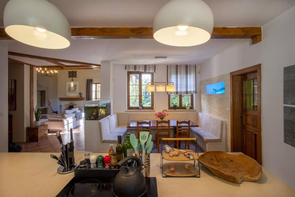 7 Bedroom Secluded Villa Close To Prague ริชานี ภายนอก รูปภาพ